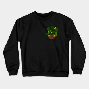 Blooming Plant Illustration | Plant in a pot Crewneck Sweatshirt